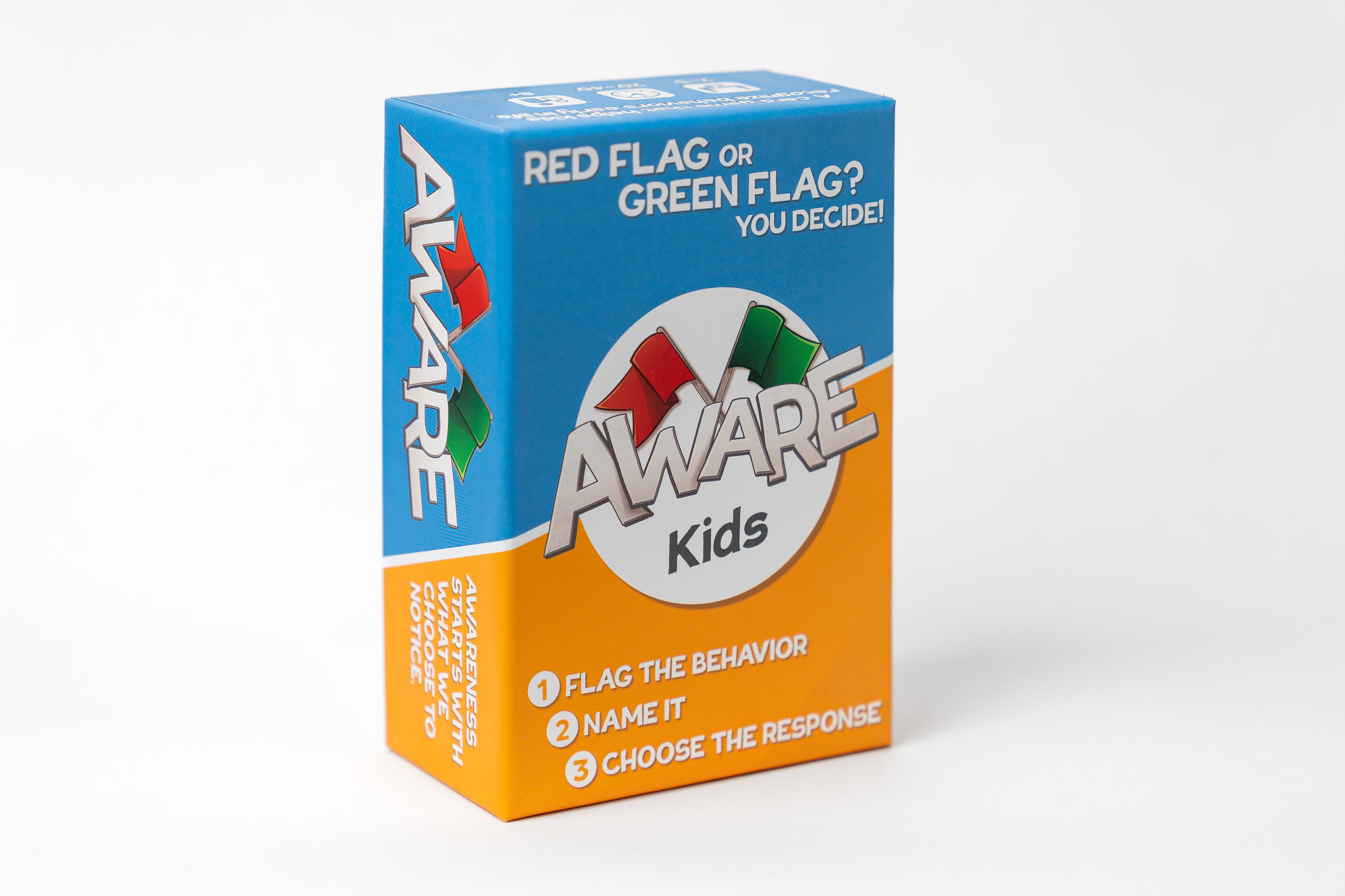 AWARE – Kids Card Game to Spot Red Flag & Green Flag Behaviors (Ages 8+)